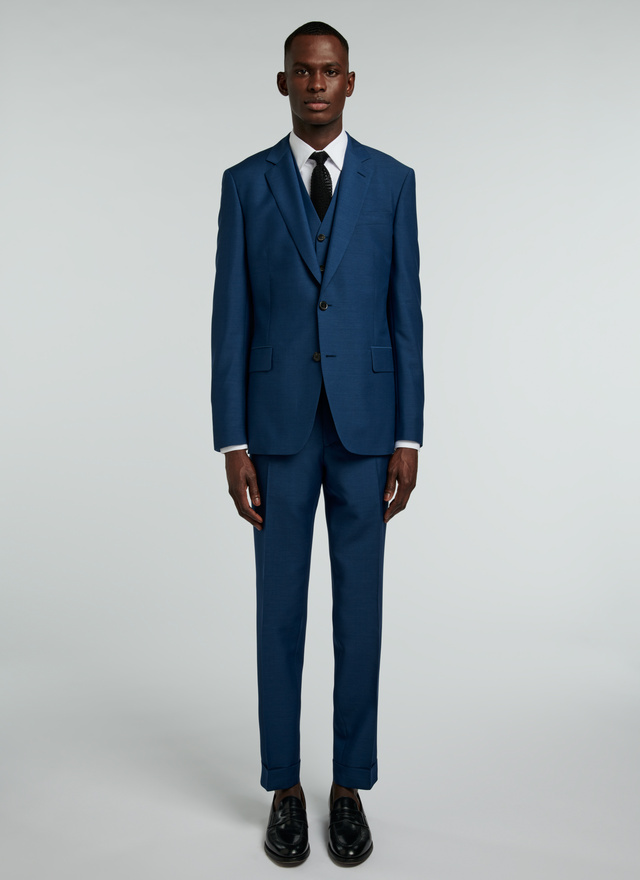 Men's sapphire lue suit Fursac - 22EC3VOXX-F502/35