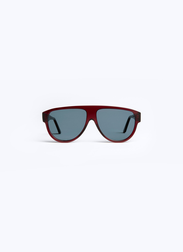 Men's lunettes de soleil burgundy acetate Fursac - D2LUNA-VR35-74