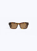 Tortoise rectangular sunglasses - 22ED2LUNI-VR36/17