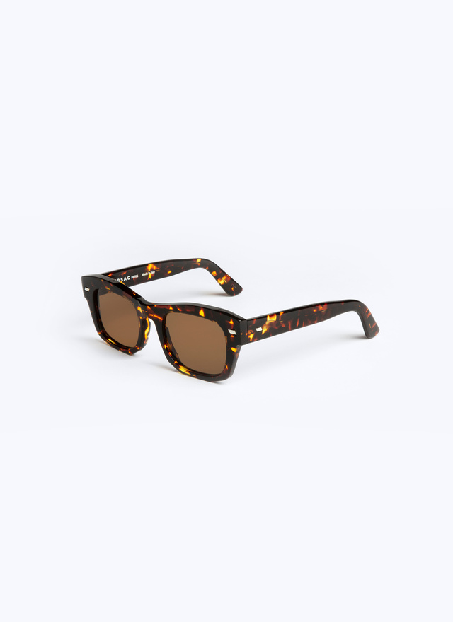 Tortoise rectangular sunglasses