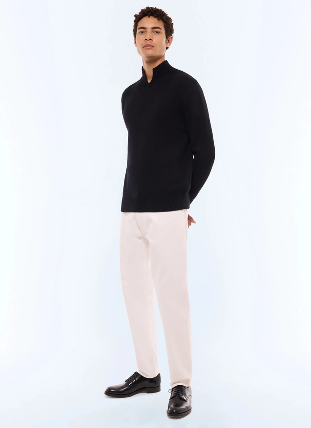 Men's black sweater Fursac - A2GOWI-GA08-B020