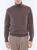 Wool and cashmere roll neck sweater - A2KROU-TA28-G014