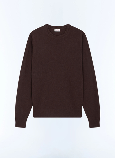 Men's brown main fabric: 100% cashmerelining: none sweater Fursac - A2GOUR-CA27-G019