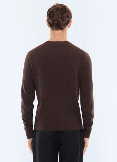 Men's main fabric: 100% cashmerelining: none sweater Fursac - A2GOUR-CA27-G019