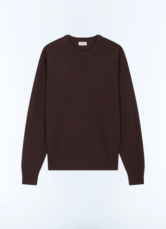 Men's brown main fabric: 100% cashmerelining: none sweater Fursac - A2GOUR-CA27-G019