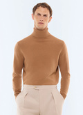 Wool and cashmere turtleneck sweater - A2KROU-TA28-A011
