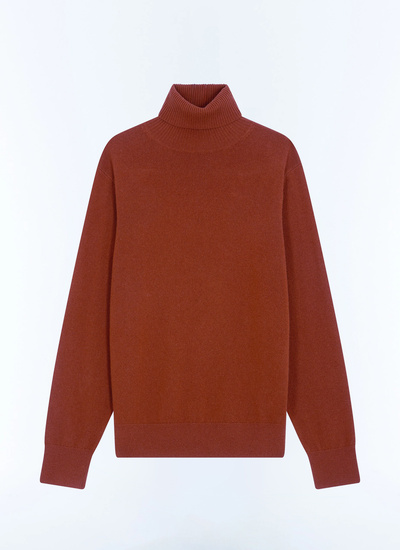 Men's red, bordeaux main fabric: 90% wool, 10% cashmerelining: none sweater Fursac - A2KROU-TA28-C017