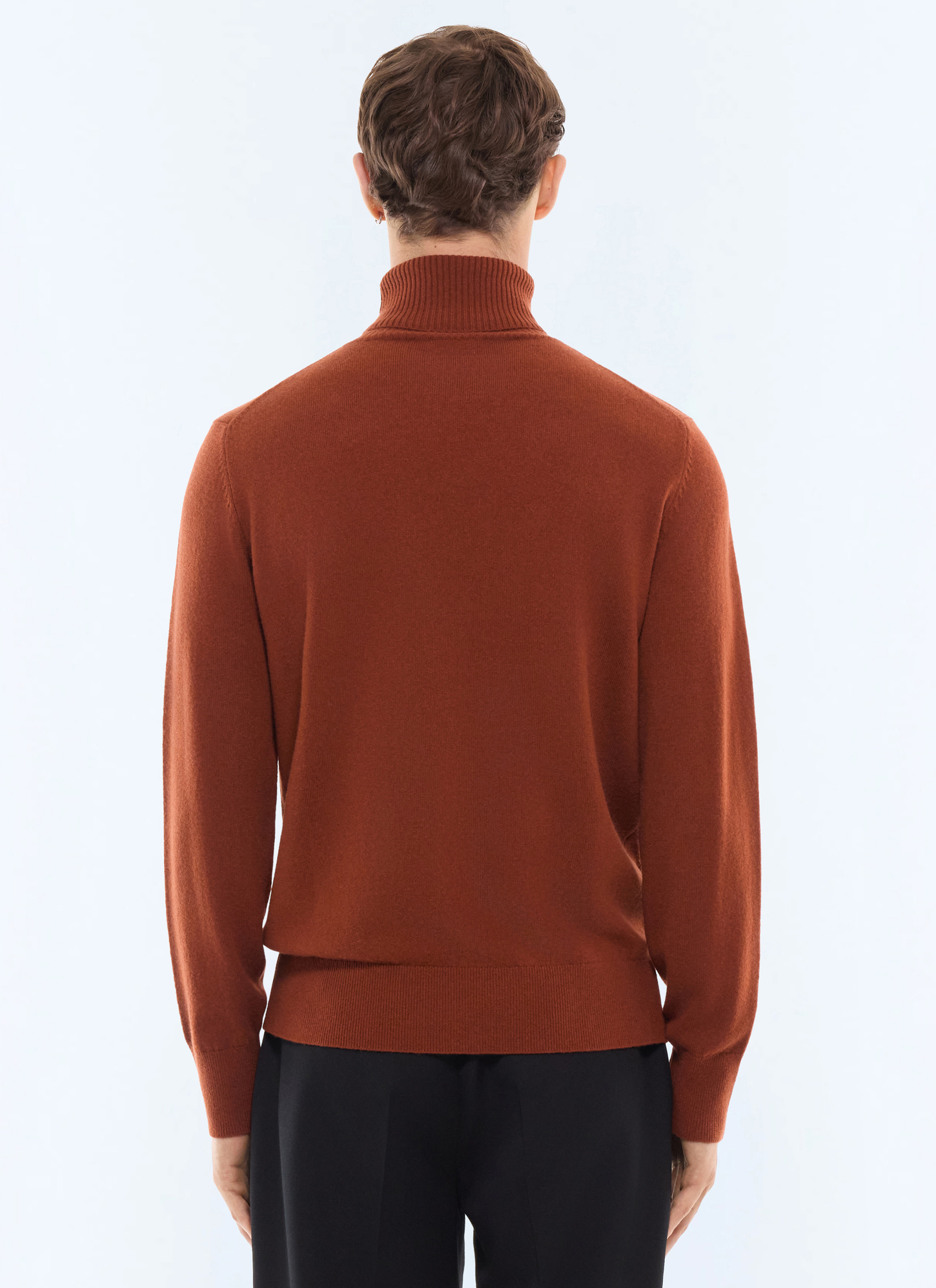 Men's rust sweater Fursac - A2KROU-TA28-C017