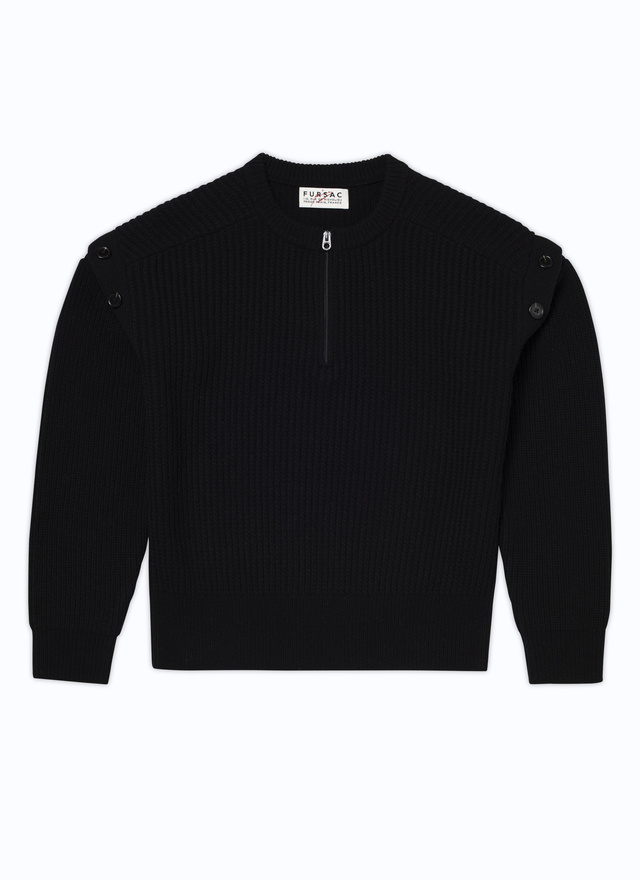 Men's black sweater Fursac - A2ADER-AA26-20