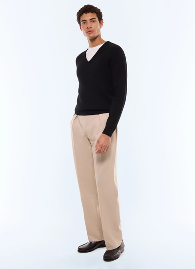 Men's black sweater Fursac - A2GAVE-GA12-B020