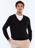 Wool V-neck sweater - A2GAVE-GA12-B020