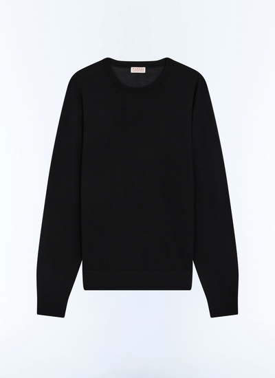 Men's black main material: 100% woollining: none sweater Fursac - A2ORYS-LA01-B020