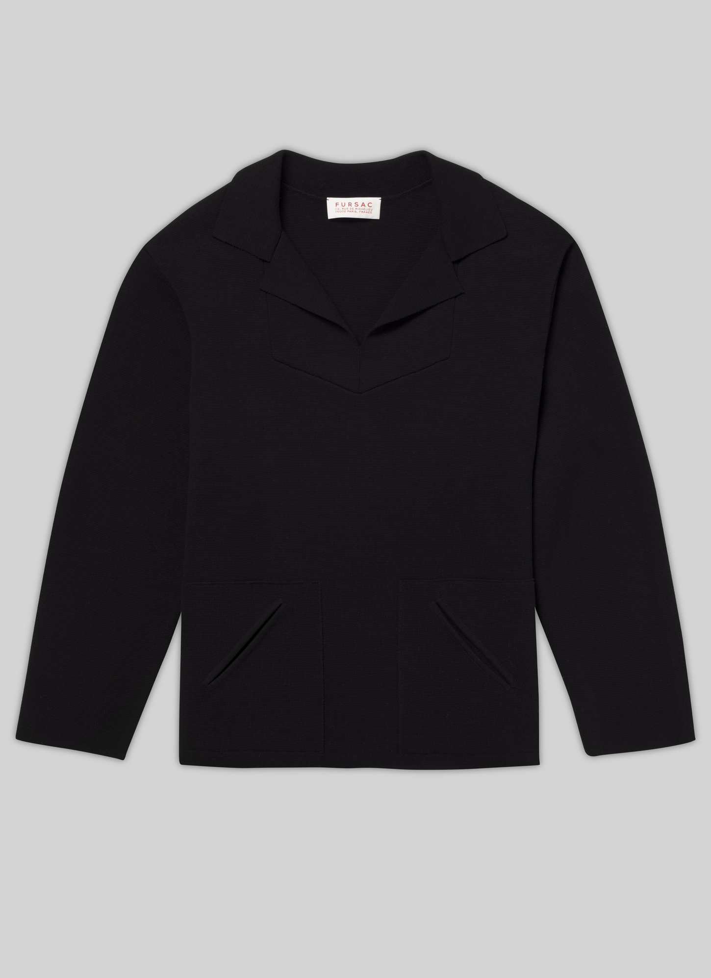 Men's black sweater Fursac - A2VUMU-VA12-20