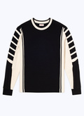 Wool padded sweater with round collar - A2CSKI-CA07-B001