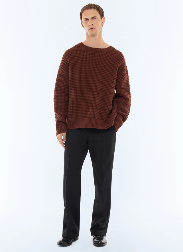 Men's brick sweater Fursac - A2LAIN-LA08-G004