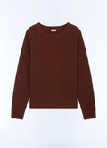 Fancy stitch wool sweater - A2LAIN-LA08-G004