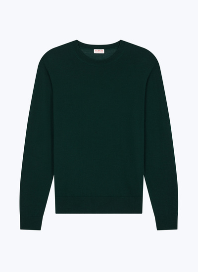 Men's dark green sweater Fursac - A2ORYS-MA03-H014