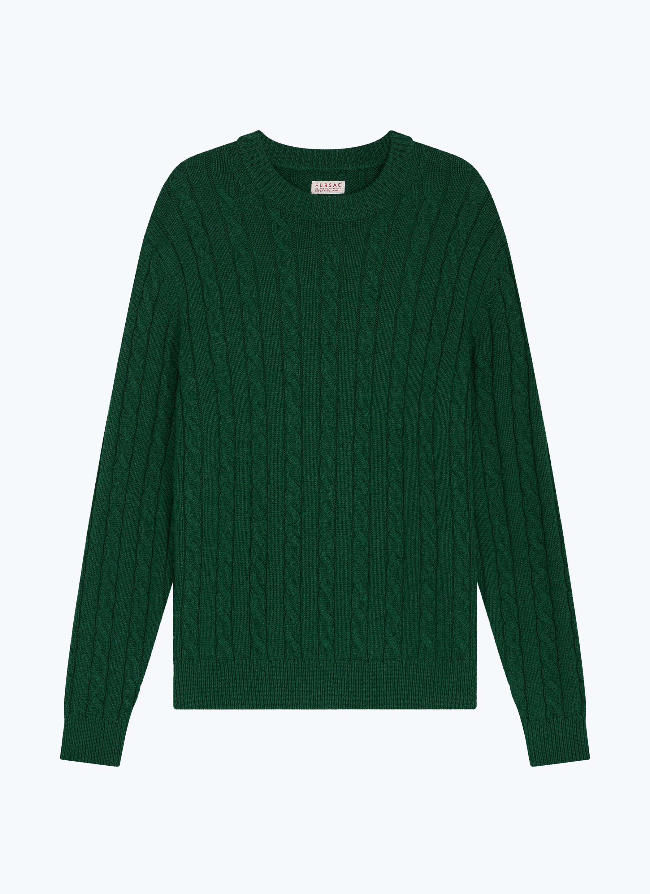 Mens green knit sweater best sale