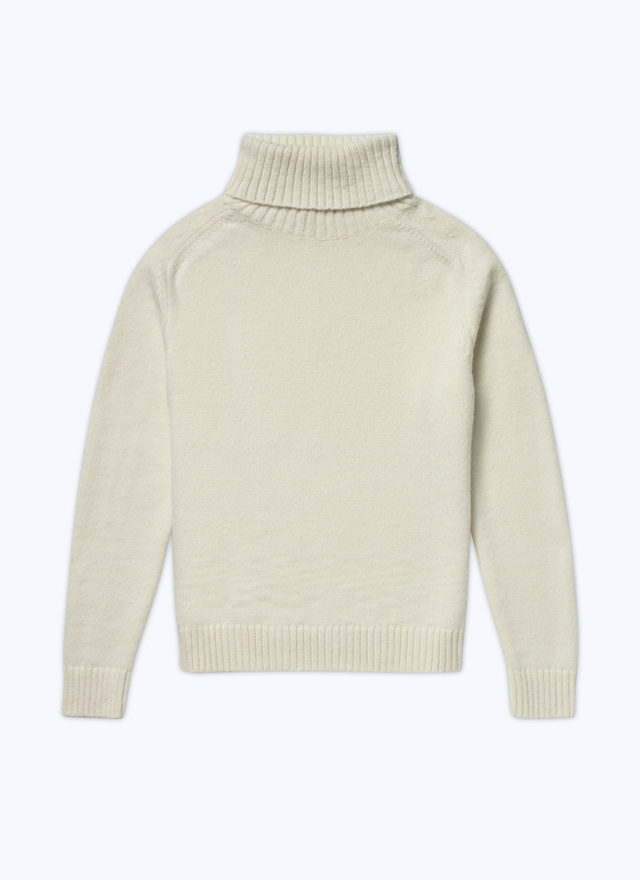 Men's white, ecru wool and nylon sweater Fursac - 22HA2ASAD-AA21/02