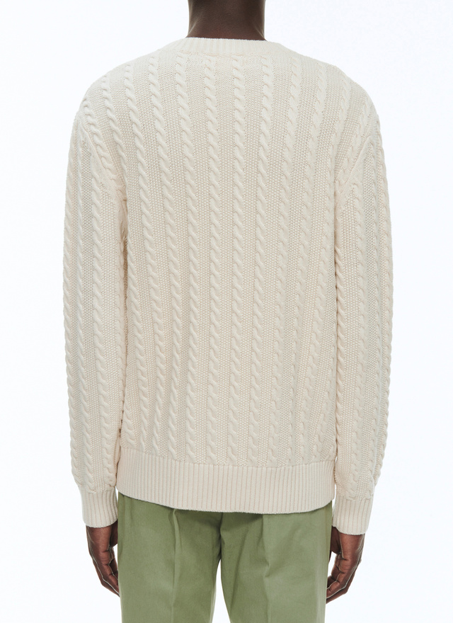 Men's wool and cotton sweater Fursac - A2BADE-BA08-03