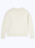 Wool ribbed sweater with round collar - A2CONF-CA06-A002