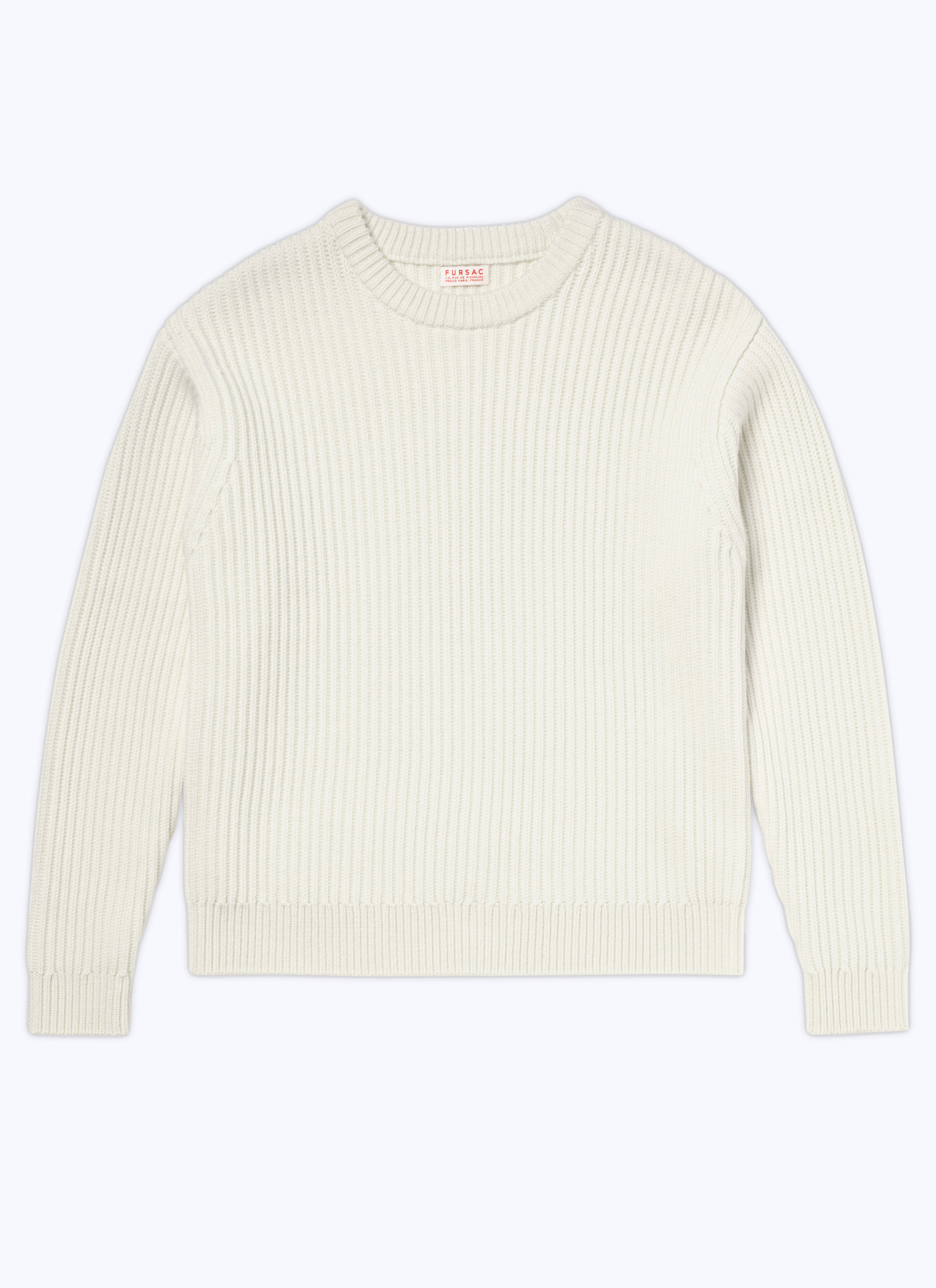 Men's ecru sweater Fursac - A2CONF-CA06-A002