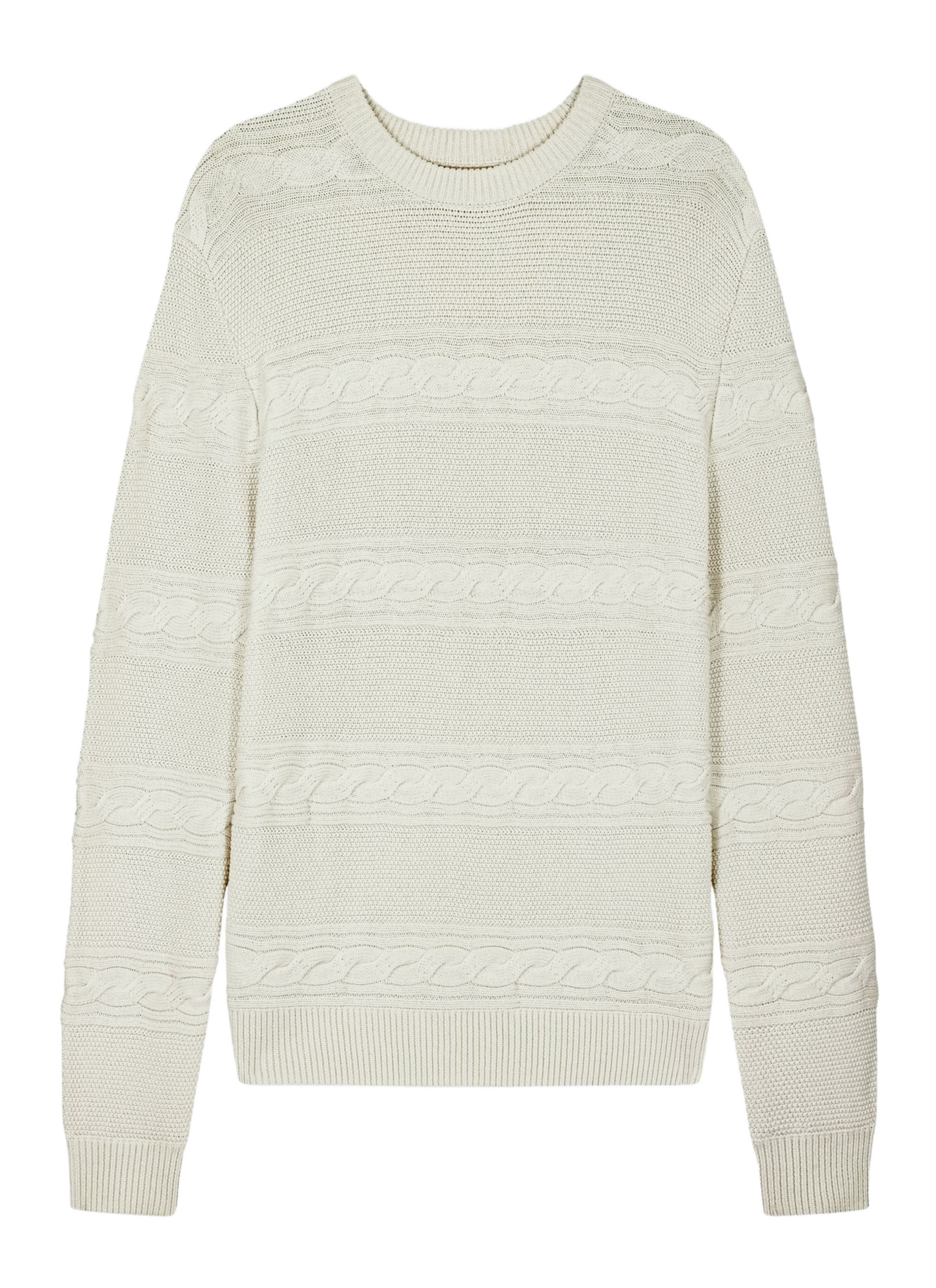 Men's sweater ecru certified wool and cotton Fursac - A2DADE-DA04-A002