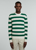 Wool and cotton striped sweater - 22EA2VAMI-VA04/43