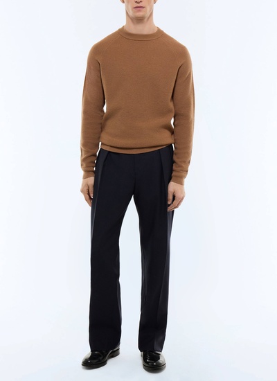 Men's hazelnut sweater Fursac - A2EIRO-AA19-G006