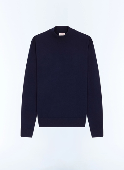 Men's blue, navy blue main material: 100% woollining: none sweater Fursac - A2LUGE-LA01-D030