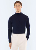 Mock-neck Merino wool sweater - A2LUGE-LA01-D030