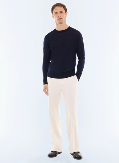 Men's navy sweater Fursac - A2ORYS-LA01-D030