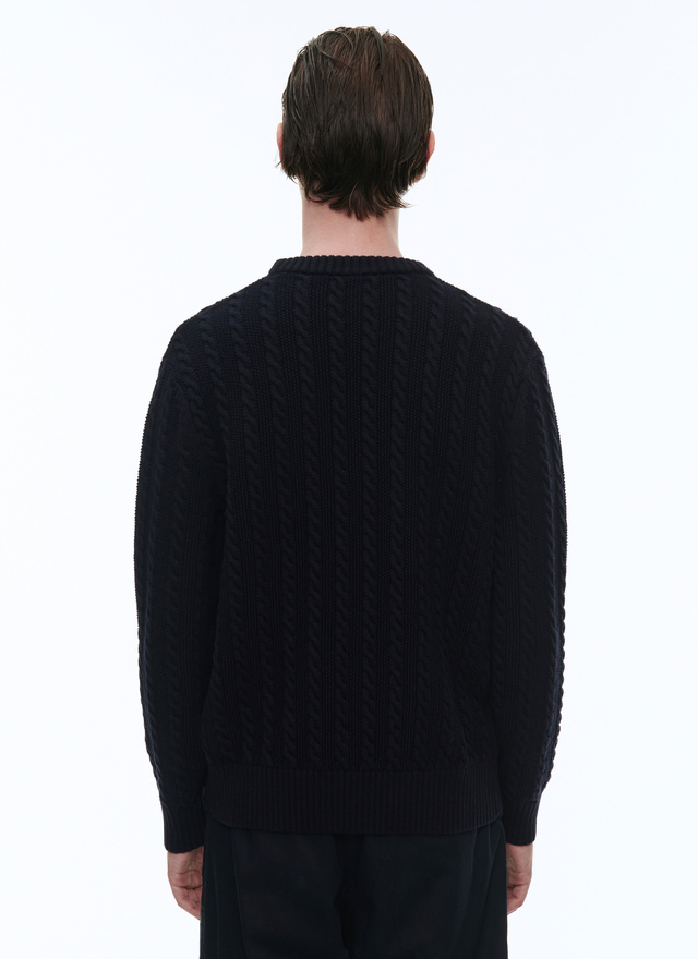 Men's wool and cotton sweater Fursac - A2BADE-BA08-30