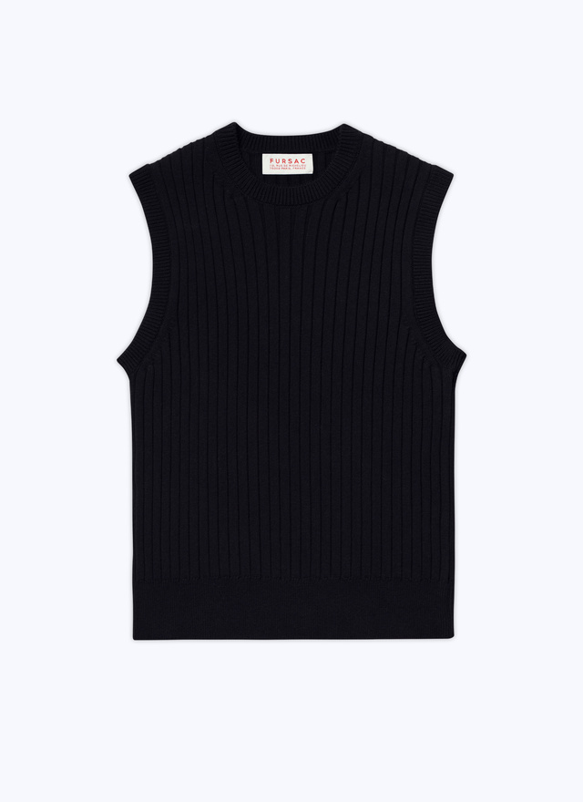 Men's navy blue sweater Fursac - A2BREF-BA19-30