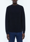 Certified wool moss stitch sweater - A2EIRO-AA19-D030