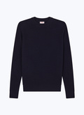 Certified wool moss stitch sweater - A2EIRO-AA19-D030