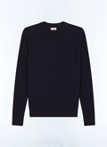 Certified wool moss stitch sweater - A2EIRO-AA19-D030
