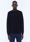 Certified wool moss stitch sweater - A2EIRO-AA19-D030