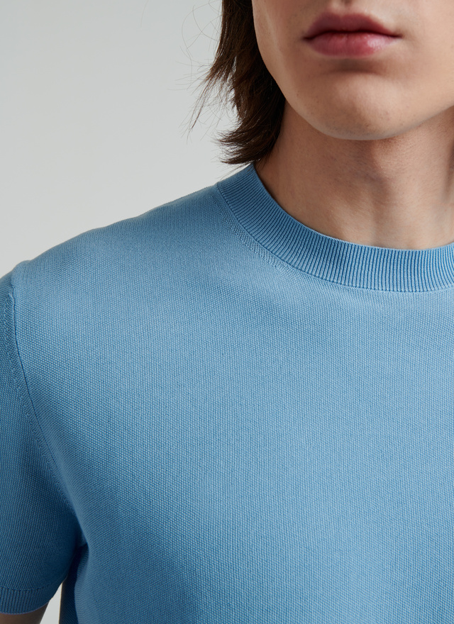 sky blue sweater men's