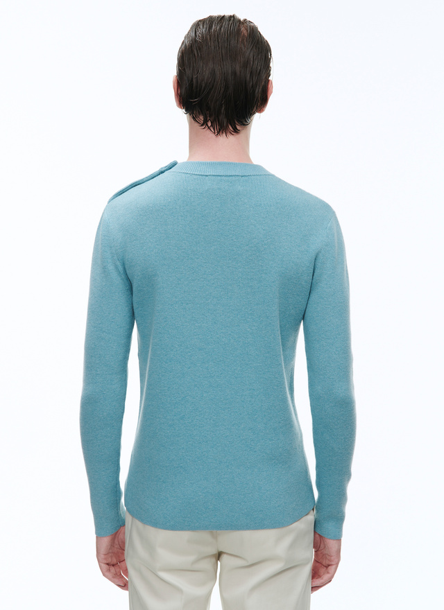 Sky blue hot sale sweater mens