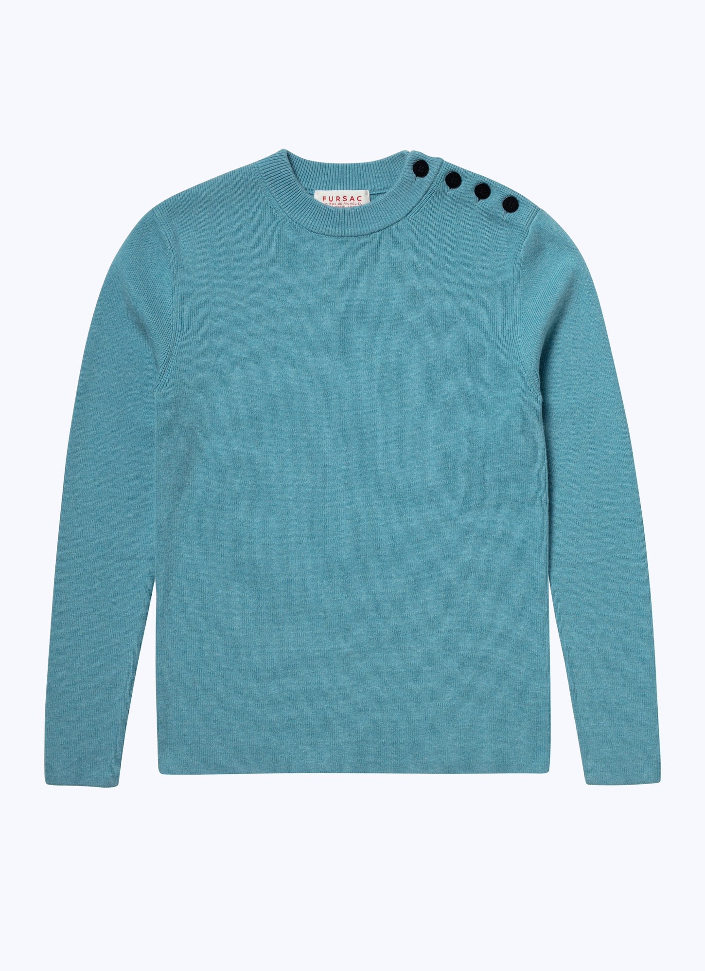 Men's sky blue sweater Fursac - A2BRIN-BA09-39