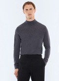 High-neck Merino wool sweater - A2LUGE-LA01-B022