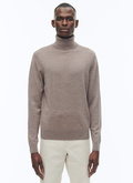 Merino wool roll neck thin sweater - A2OROL-MA03-G014