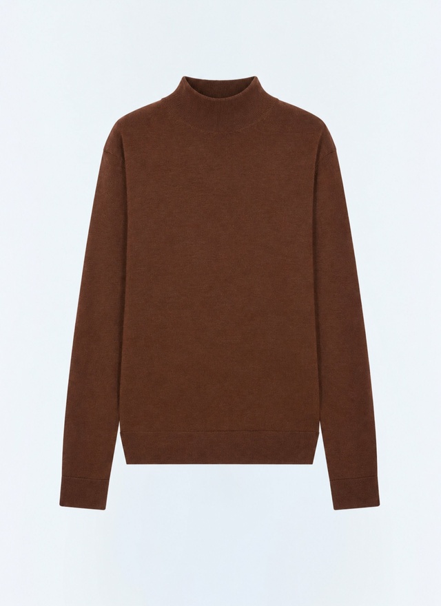 Men's brown main material: 100% woollining: none sweater Fursac - A2LUGE-LA01-G021