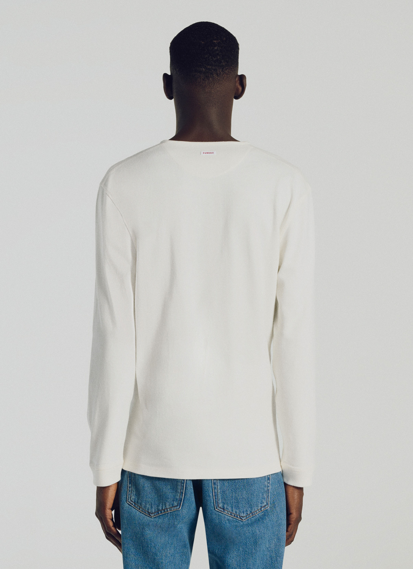 Men's white sweater Fursac - J2TOPA-TJ24-01