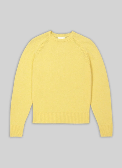 Men's yellow merino wool and cashmere sweater Fursac - A2TSHE-TA35-59