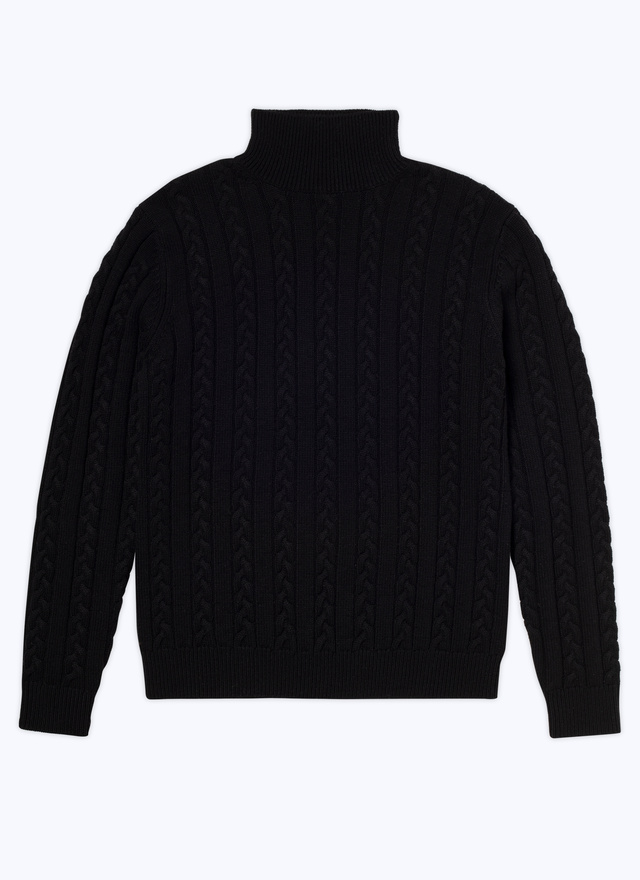 Men's black wool and cashmere sweater Fursac - A2CADE-CA10-B020