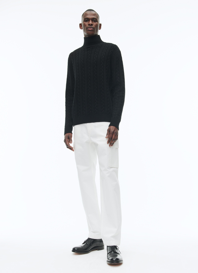Men's black sweater Fursac - A2CADE-CA10-B020