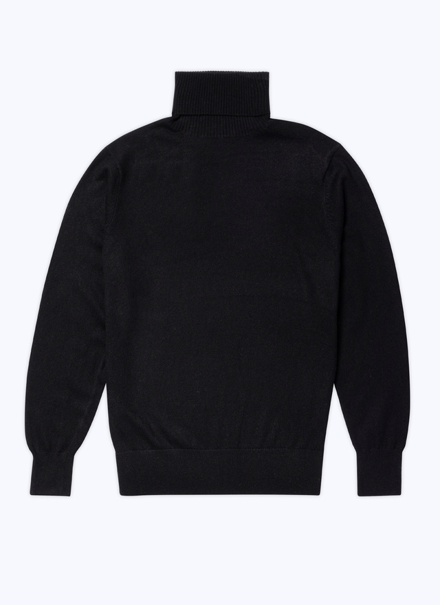 Men's black wool and cashmere sweater Fursac - A2KROU-TA28-20