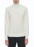 Wool and cashmere roll neck sweater - A2KROU-TA28-A002